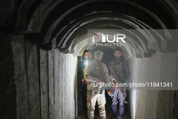 A vast network of tunnels stretching several kilometers was discovered in the Tal Rifaat area of Aleppo countryside following its liberation...