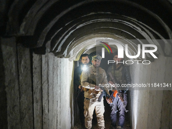 A vast network of tunnels stretching several kilometers was discovered in the Tal Rifaat area of Aleppo countryside following its liberation...