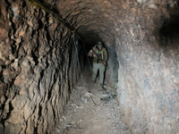 A vast network of tunnels stretching several kilometers was discovered in the Tal Rifaat area of Aleppo countryside following its liberation...