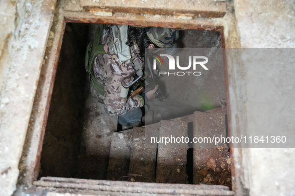 A vast network of tunnels stretching several kilometers was discovered in the Tal Rifaat area of Aleppo countryside following its liberation...