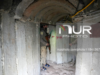 A vast network of tunnels stretching several kilometers was discovered in the Tal Rifaat area of Aleppo countryside following its liberation...