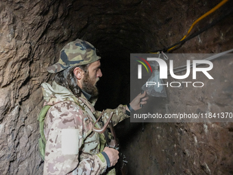 A vast network of tunnels stretching several kilometers was discovered in the Tal Rifaat area of Aleppo countryside following its liberation...