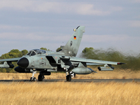 A Panavia Tornado IDS of the Luftwaffe (German Air Force) takes off from Los Llanos military air base during the Tactical Leadership Program...