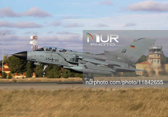 A Panavia Tornado IDS of the Luftwaffe (German Air Force) takes off from Los Llanos military air base during the Tactical Leadership Program...