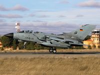 A Panavia Tornado IDS of the Luftwaffe (German Air Force) takes off from Los Llanos military air base during the Tactical Leadership Program...