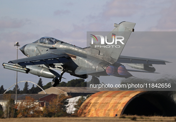 A Panavia Tornado IDS of the Luftwaffe (German Air Force) takes off from Los Llanos military air base during the Tactical Leadership Program...