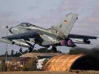 A Panavia Tornado IDS of the Luftwaffe (German Air Force) takes off from Los Llanos military air base during the Tactical Leadership Program...