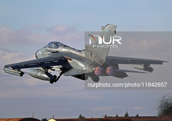 A Panavia Tornado IDS of the Luftwaffe (German Air Force) takes off from Los Llanos military air base during the Tactical Leadership Program...