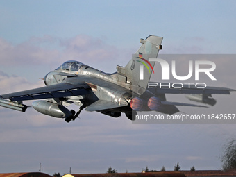 A Panavia Tornado IDS of the Luftwaffe (German Air Force) takes off from Los Llanos military air base during the Tactical Leadership Program...