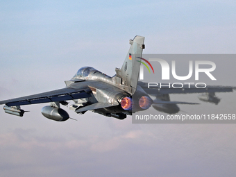 A Panavia Tornado IDS of the Luftwaffe (German Air Force) takes off from Los Llanos military air base during the Tactical Leadership Program...