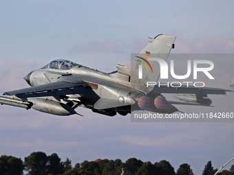 A Panavia Tornado IDS of the Luftwaffe (German Air Force) takes off from Los Llanos military air base during the Tactical Leadership Program...