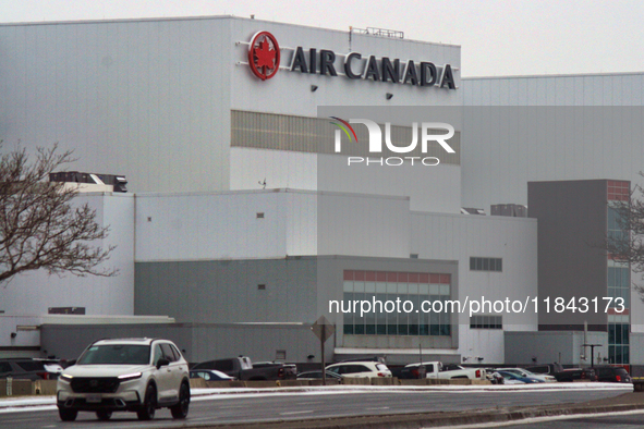 The Air Canada building is in Mississauga, Ontario, Canada, on December 4, 2024. Air Canada is recently voted one of the worst airlines in N...