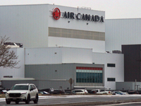 The Air Canada building is in Mississauga, Ontario, Canada, on December 4, 2024. Air Canada is recently voted one of the worst airlines in N...