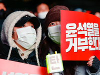 Nearly one million citizens gather in front of the National Assembly in Yeouido, Seoul, South Korea, on December 7, 2024, in support of impe...