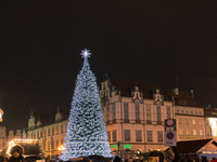 The Christmas Market takes place in Wroclaw, Poland, on December 6, 2024. (