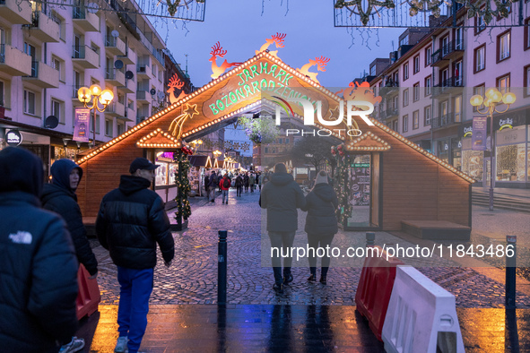 The Christmas Market takes place in Wroclaw, Poland, on December 6, 2024. 