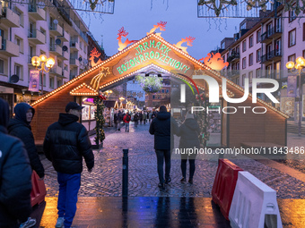 The Christmas Market takes place in Wroclaw, Poland, on December 6, 2024. (