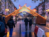 The Christmas Market takes place in Wroclaw, Poland, on December 6, 2024. (