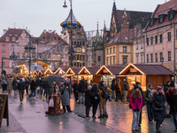 The Christmas Market takes place in Wroclaw, Poland, on December 6, 2024. (