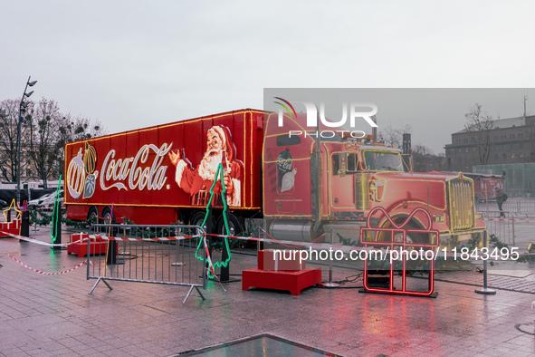 The Christmas Market takes place in Wroclaw, Poland, on December 6, 2024. 