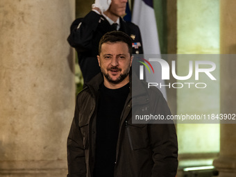 On the sidelines of the grand reopening ceremony of the Notre Dame Cathedral in Paris, France, on April 15, 2019, French President Emmanuel...