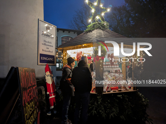 The Andechs Christmas Market in Andechs, Upper Bavaria, Bavaria, Starnberg District, Germany, on December 7, 2024, is traditionally held on...