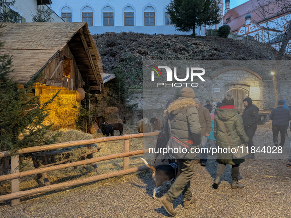 The Andechs Christmas Market in Andechs, Upper Bavaria, Bavaria, Starnberg District, Germany, on December 7, 2024, is traditionally held on...