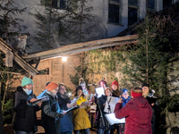 The Andechs Christmas Market in Andechs, Upper Bavaria, Bavaria, Starnberg District, Germany, on December 7, 2024, is traditionally held on...