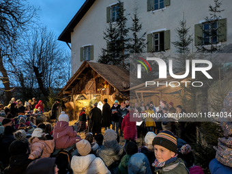 The Andechs Christmas Market in Andechs, Upper Bavaria, Bavaria, Starnberg District, Germany, on December 7, 2024, is traditionally held on...