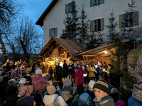 The Andechs Christmas Market in Andechs, Upper Bavaria, Bavaria, Starnberg District, Germany, on December 7, 2024, is traditionally held on...