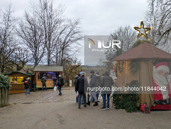 The Andechs Christmas Market in Andechs, Upper Bavaria, Bavaria, Starnberg District, Germany, on December 7, 2024, is traditionally held on...