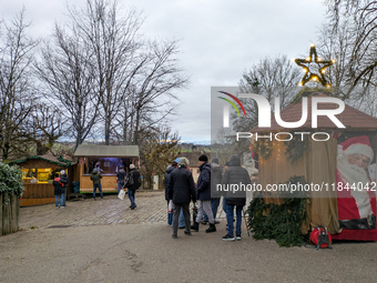 The Andechs Christmas Market in Andechs, Upper Bavaria, Bavaria, Starnberg District, Germany, on December 7, 2024, is traditionally held on...