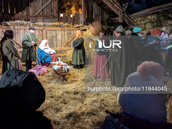 The Andechs Christmas Market in Andechs, Upper Bavaria, Bavaria, Starnberg District, Germany, on December 7, 2024, is traditionally held on...