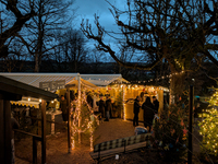 The Andechs Christmas Market in Andechs, Upper Bavaria, Bavaria, Starnberg District, Germany, on December 7, 2024, is traditionally held on...