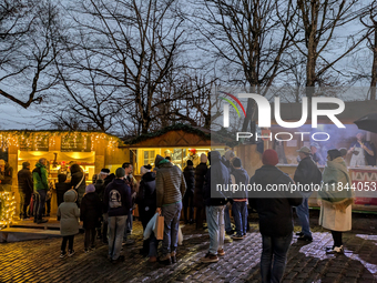 The Andechs Christmas Market in Andechs, Upper Bavaria, Bavaria, Starnberg District, Germany, on December 7, 2024, is traditionally held on...