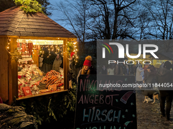 The Andechs Christmas Market in Andechs, Upper Bavaria, Bavaria, Starnberg District, Germany, on December 7, 2024, is traditionally held on...