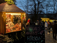 The Andechs Christmas Market in Andechs, Upper Bavaria, Bavaria, Starnberg District, Germany, on December 7, 2024, is traditionally held on...