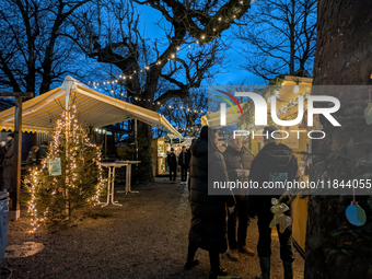 The Andechs Christmas Market in Andechs, Upper Bavaria, Bavaria, Starnberg District, Germany, on December 7, 2024, is traditionally held on...