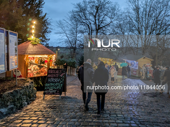 The Andechs Christmas Market in Andechs, Upper Bavaria, Bavaria, Starnberg District, Germany, on December 7, 2024, is traditionally held on...