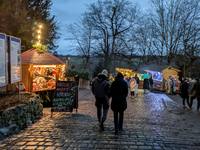 The Andechs Christmas Market in Andechs, Upper Bavaria, Bavaria, Starnberg District, Germany, on December 7, 2024, is traditionally held on...