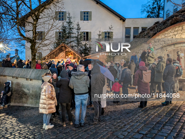 The Andechs Christmas Market in Andechs, Upper Bavaria, Bavaria, Starnberg District, Germany, on December 7, 2024, is traditionally held on...