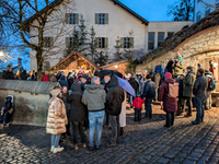 The Andechs Christmas Market in Andechs, Upper Bavaria, Bavaria, Starnberg District, Germany, on December 7, 2024, is traditionally held on...