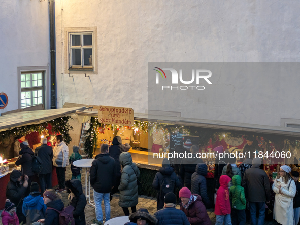 The Andechs Christmas Market in Andechs, Upper Bavaria, Bavaria, Starnberg District, Germany, on December 7, 2024, is traditionally held on...