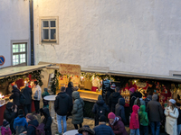 The Andechs Christmas Market in Andechs, Upper Bavaria, Bavaria, Starnberg District, Germany, on December 7, 2024, is traditionally held on...