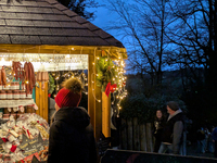 The Andechs Christmas Market in Andechs, Upper Bavaria, Bavaria, Starnberg District, Germany, on December 7, 2024, is traditionally held on...