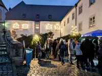 The Andechs Christmas Market in Andechs, Upper Bavaria, Bavaria, Starnberg District, Germany, on December 7, 2024, is traditionally held on...