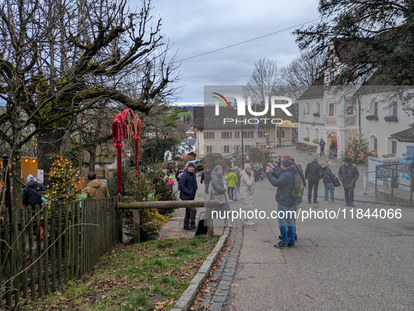 The Andechs Christmas Market in Andechs, Upper Bavaria, Bavaria, Starnberg District, Germany, on December 7, 2024, is traditionally held on...