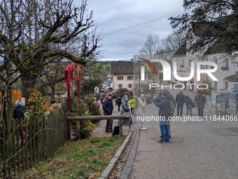 The Andechs Christmas Market in Andechs, Upper Bavaria, Bavaria, Starnberg District, Germany, on December 7, 2024, is traditionally held on...