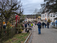 The Andechs Christmas Market in Andechs, Upper Bavaria, Bavaria, Starnberg District, Germany, on December 7, 2024, is traditionally held on...