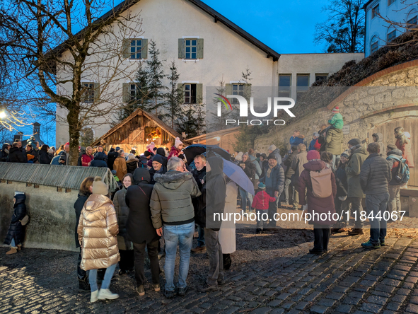 The Andechs Christmas Market in Andechs, Upper Bavaria, Bavaria, Starnberg District, Germany, on December 7, 2024, is traditionally held on...